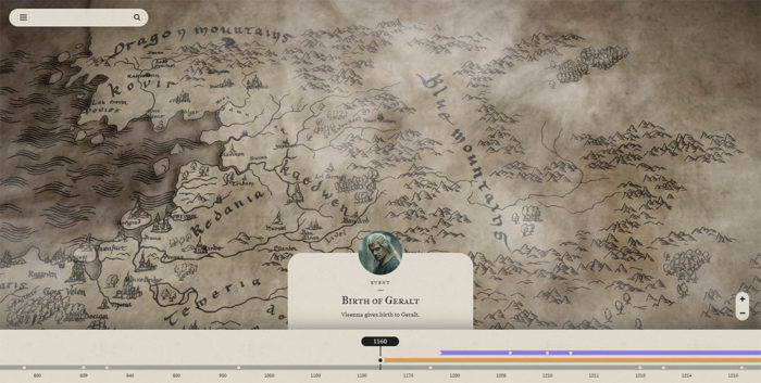 Интерактивная карта Ведьмака